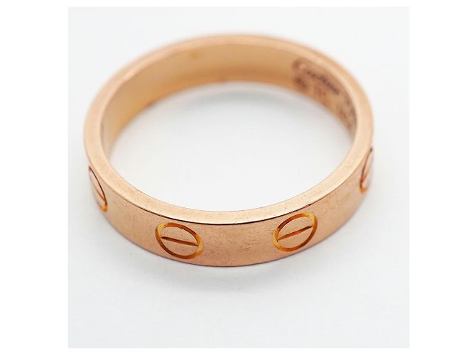 Anello Mini Love Cartier in oro rosa 18K - vista 7