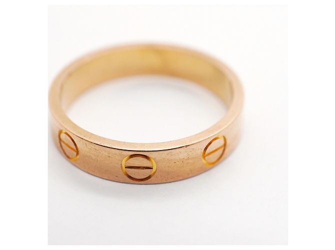 Anello Mini Love Cartier in oro rosa 18K - vista 8