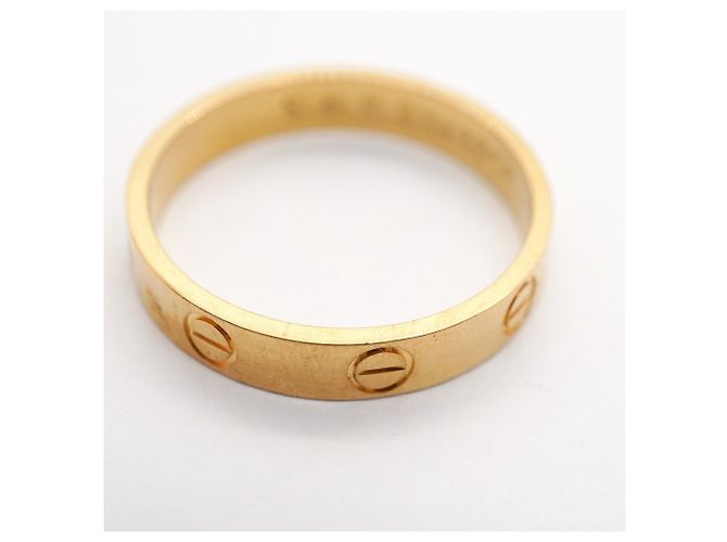 Anello Mini Love Cartier in oro giallo 18K - vista 10