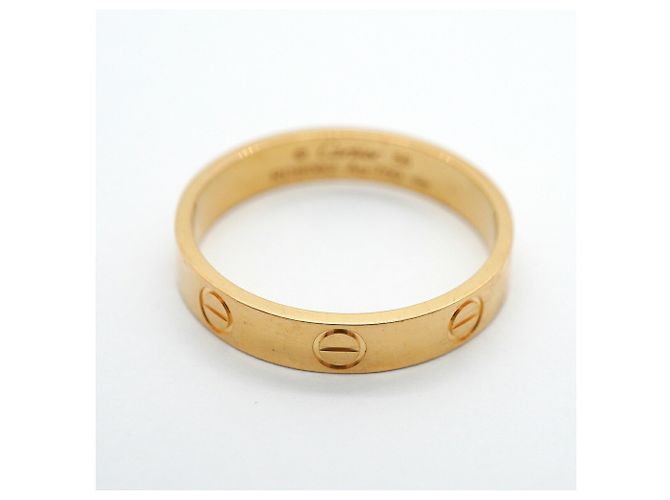 Anello Mini Love Cartier in oro giallo 18K - vista 3