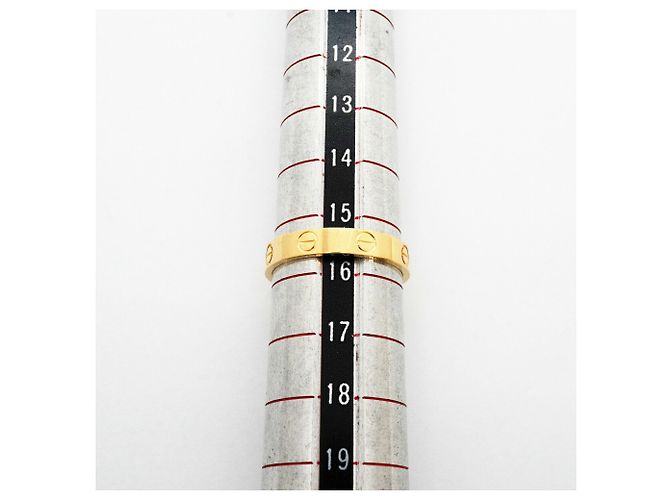 Anello Mini Love Cartier in oro giallo 18K - vista 6