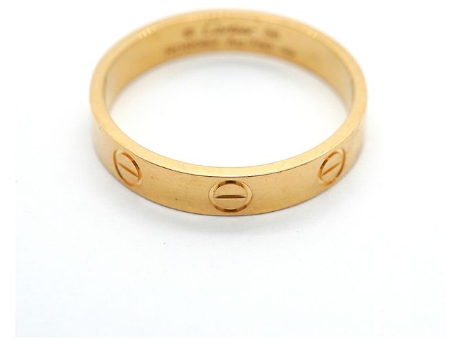 Anello Mini Love Cartier in oro giallo 18K - vista 7