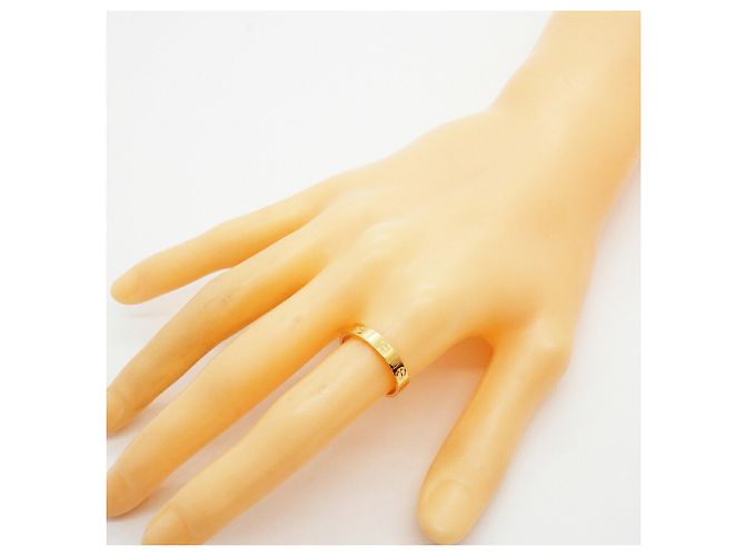 Anello Mini Love Cartier in oro giallo 18K - vista 9