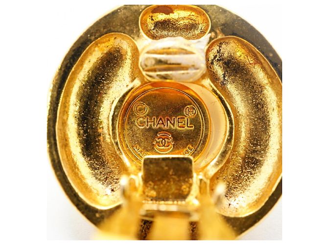 Orecchini a clip Chanel placcati in oro D'oro - vista 4