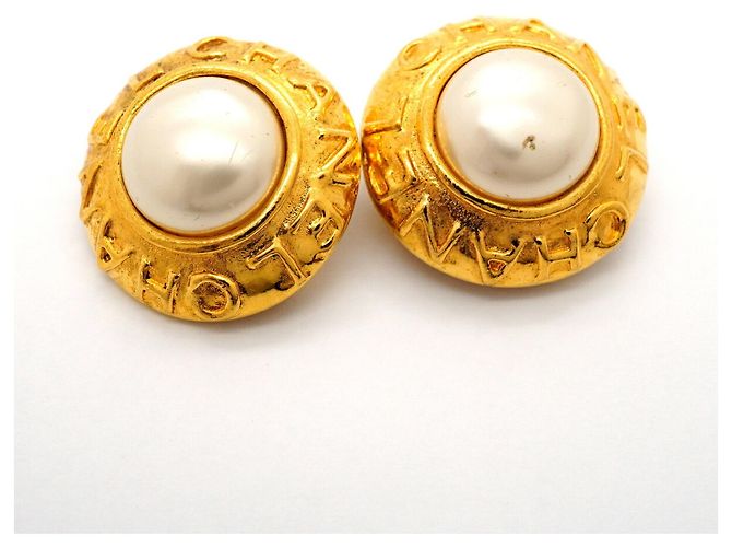 Orecchini a clip Chanel placcati in oro D'oro - vista 8