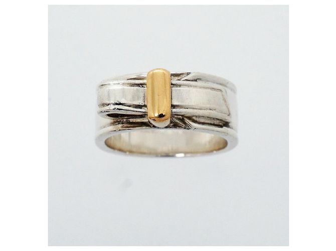 Ring Anello Hermès Artemis Oro Giallo e Argento - vista 2