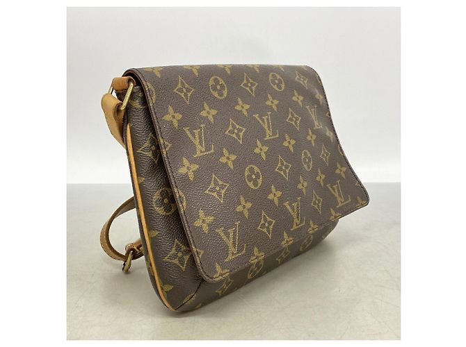 Borsa a tracolla Louis Vuitton Monogram Musette Tango Marrone - vista 2