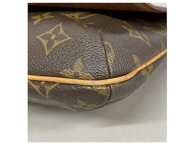 Borsa a tracolla Louis Vuitton Monogram Musette Tango Marrone - vista 6