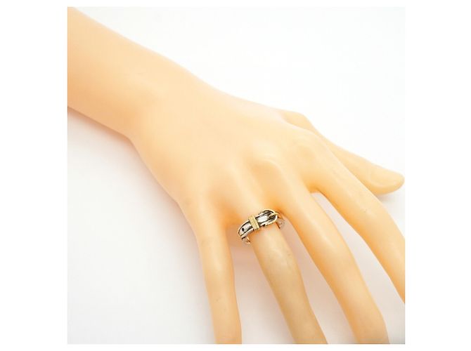 Ring Hermès Anello Hermes Ceinture in Oro Giallo e Argento - vista 7