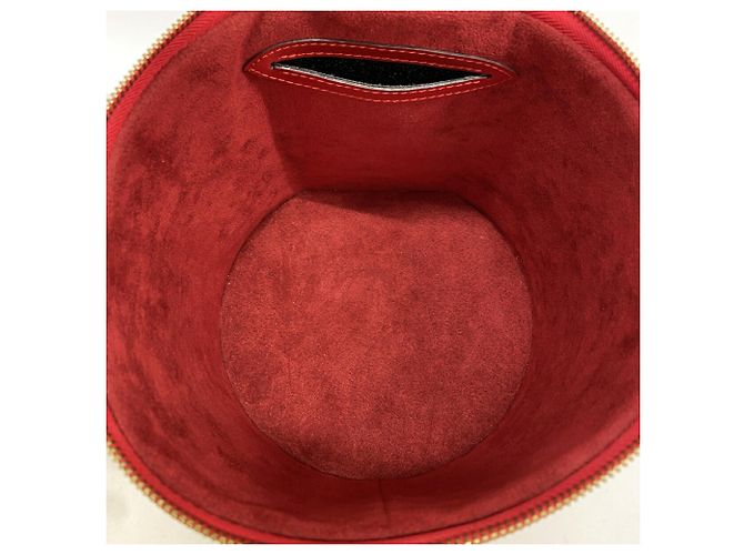 Borsa Louis Vuitton Epi Cannes Rosso - vista 4