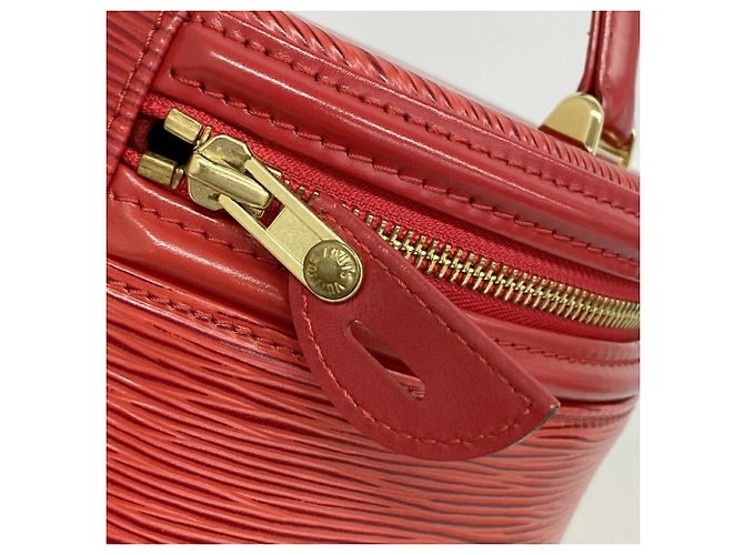 Borsa Louis Vuitton Epi Cannes Rosso - vista 7
