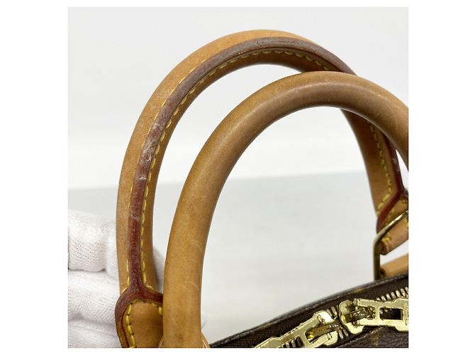 Borsa a mano Louis Vuitton Alma Monogram Marrone - vista 7