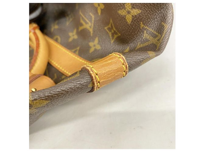 Louis Vuitton Boston Monogram Keepall 50 Marrone - vista 7