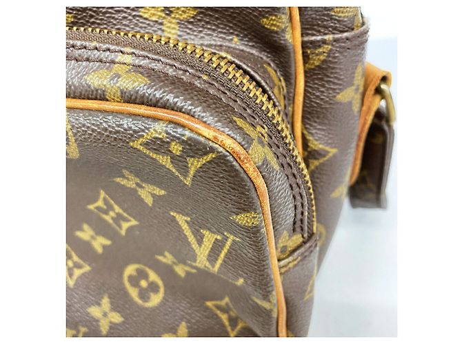 Borsa a tracolla Louis Vuitton Monogram Nile Marrone - vista 7
