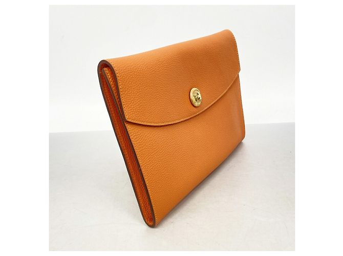 Hermès Hermes Pochette Rio Clutch Bag Arancione - vista 2