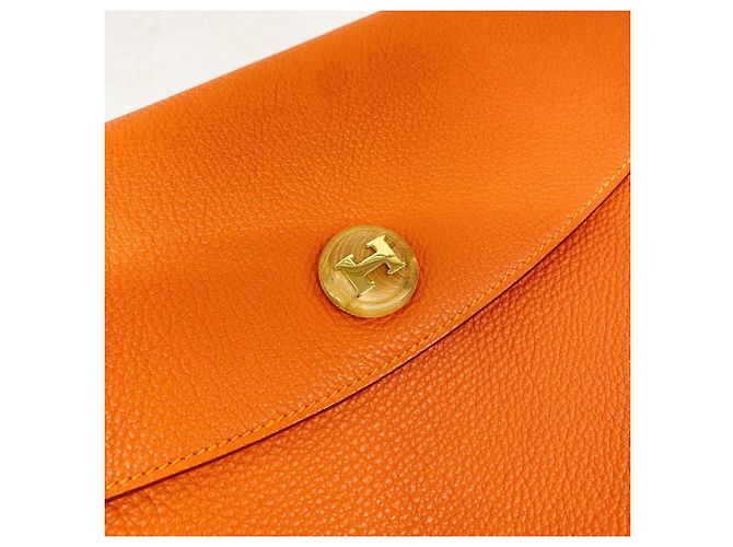 Hermès Hermes Pochette Rio Clutch Bag Arancione - vista 8