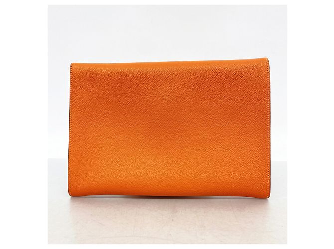 Hermès Hermes Pochette Rio Clutch Bag Arancione - vista 9