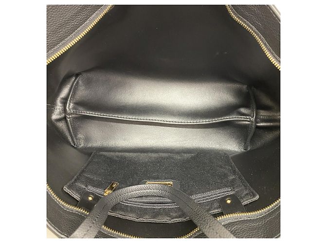 Salvatore Ferragamo Gancini Ledertote Schwarz - Ansicht 4