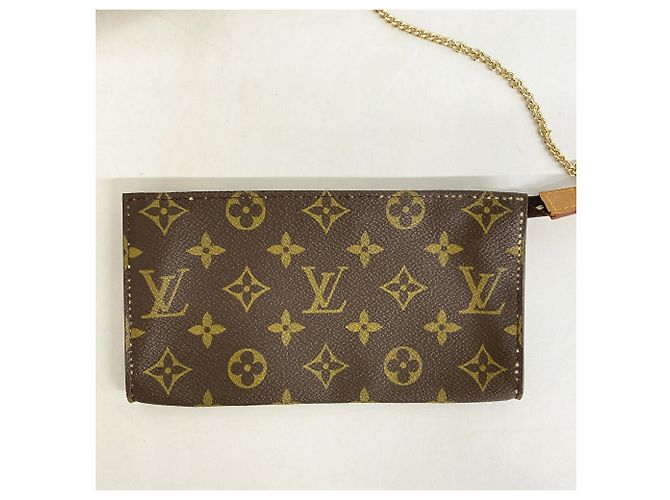 Borsa Tote Louis Vuitton Monogram Bucket GM Marrone - vista 12