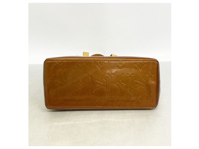 Borsa Louis Vuitton Vernis Lead PM M91146 in Bronze Bronzo - vista 3