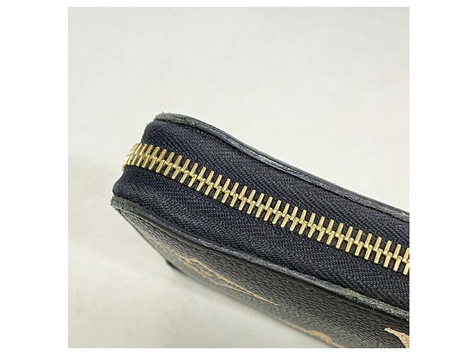 Louis Vuitton Monogram Empreinte Bicolor Zippy Wallet Schwarz Beige - Ansicht 7