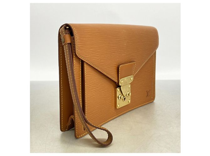 Borsa a pochette Louis Vuitton in pelle Epi D'oro - vista 2
