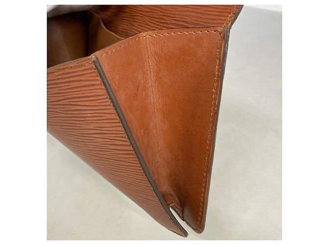 Borsa a pochette Louis Vuitton Epi Montaigne Marrone - vista 7