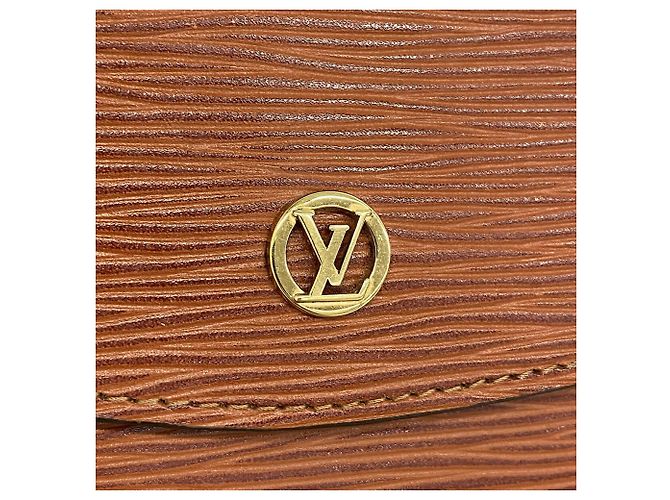 Borsa a pochette Louis Vuitton Epi Montaigne Marrone - vista 9