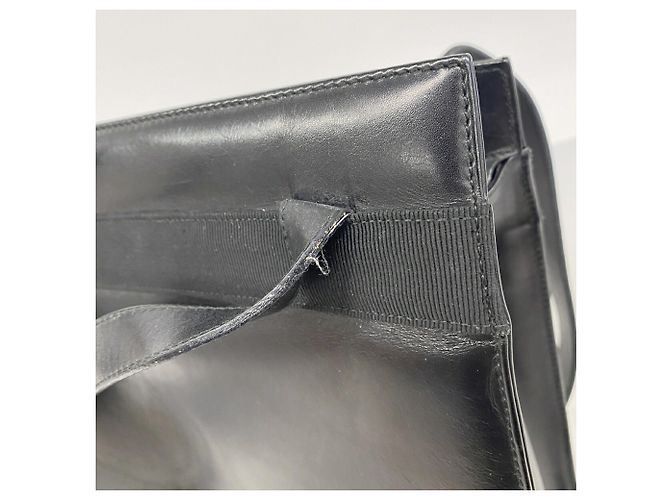 Borsa a tracolla in pelle Vara Salvatore Ferragamo Nero - vista 8