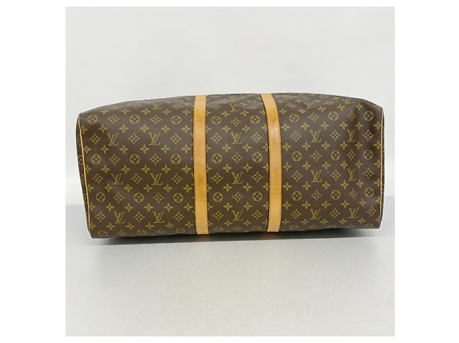 Louis Vuitton Boston Monogram Keepall 60 Marrom - vista 3