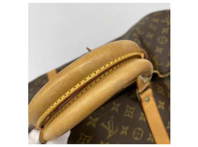 Louis Vuitton Boston Monogram Keepall 60 Marrom - vista 8