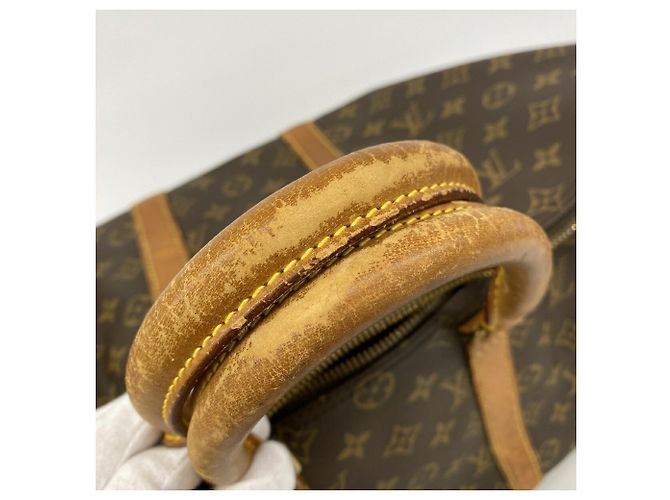 Borsa Louis Vuitton Boston Monogram Keepall 45 Marrone - vista 7