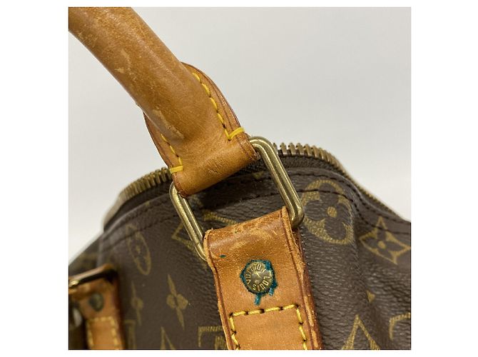Borsa Louis Vuitton Boston Monogram Keepall 45 Marrone - vista 8