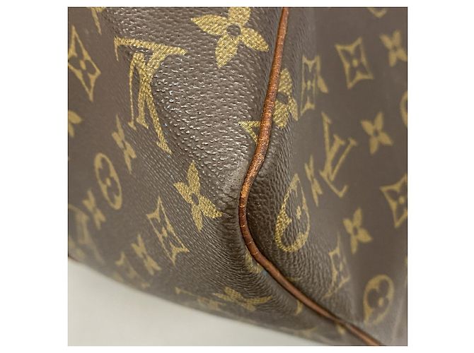 Borsa Louis Vuitton Boston Monogram Keepall 45 Marrone - vista 9