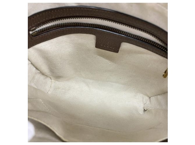 Borsa a tracolla Gucci Ophidia 547926 Marrone Beige - vista 4