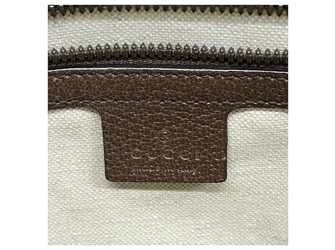 Borsa a tracolla Gucci Ophidia 547926 Marrone Beige - vista 5