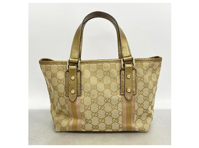 Borsa Gucci GG Canvas Marrone Beige - vista 11