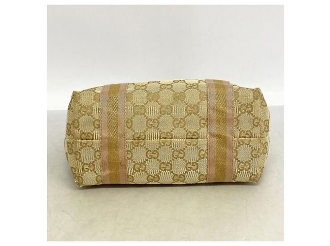 Borsa Gucci GG Canvas Marrone Beige - vista 3