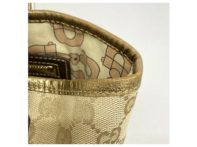 Borsa Gucci GG Canvas Marrone Beige - vista 6
