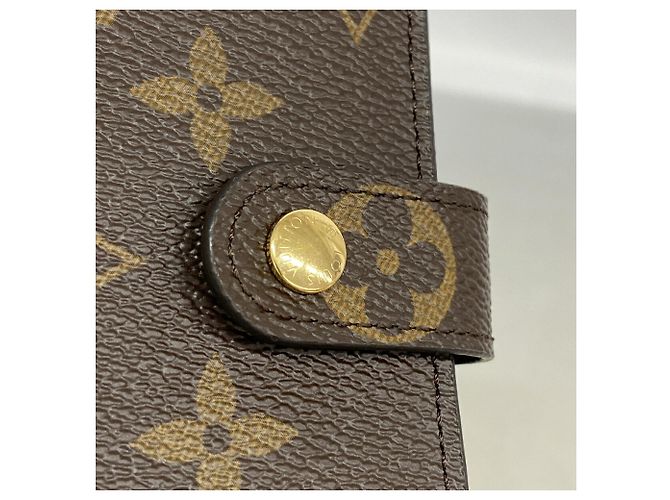 Couvre-agenda Louis Vuitton Monogram Agenda PM Marron - vue 7