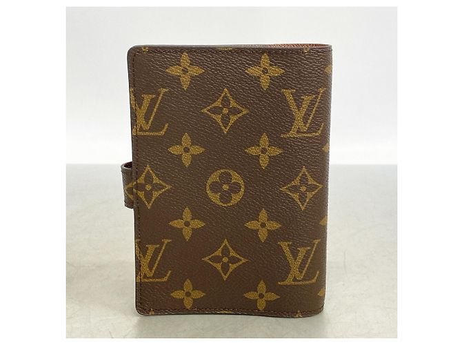 Couvre-agenda Louis Vuitton Monogram Agenda PM Marron - vue 8