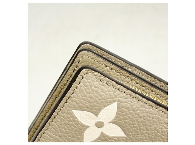 Portafoglio Louis Vuitton Monogram Empreinte Bicolor Grigio Crudo - vista 6