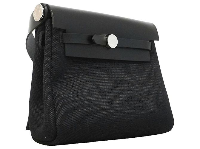 Hermès Borsa a tracolla Hermes Herbag Zip Mini Nero - vista 2