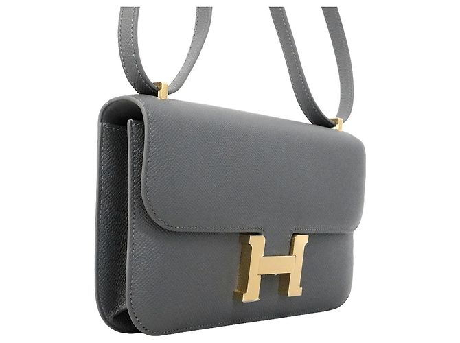 Hermès Borsa a tracolla Hermes Constance Elan Marrone - vista 2