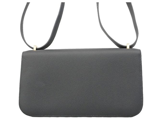 Hermès Borsa a tracolla Hermes Constance Elan Marrone - vista 8