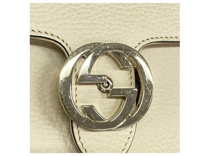 Borsa a tracolla Gucci Interlocking G Crudo - vista 10