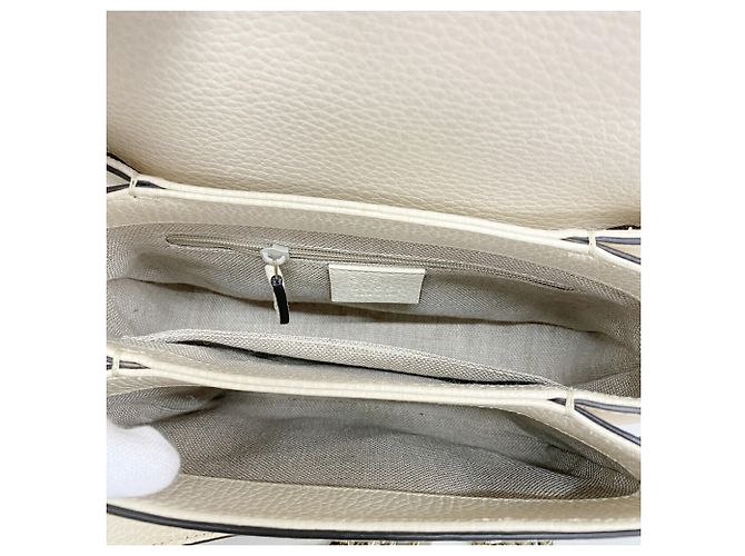 Borsa a tracolla Gucci Interlocking G Crudo - vista 4