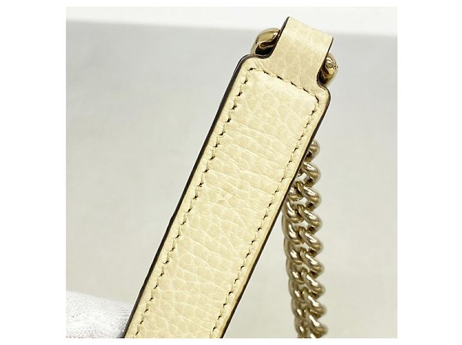 Borsa a tracolla Gucci Interlocking G Crudo - vista 8