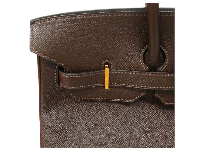 Hermès Borsa Hermes Birkin 35 Marrone - vista 11