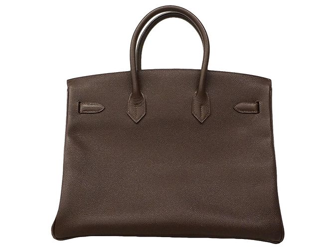 Hermès Borsa Hermes Birkin 35 Marrone - vista 12